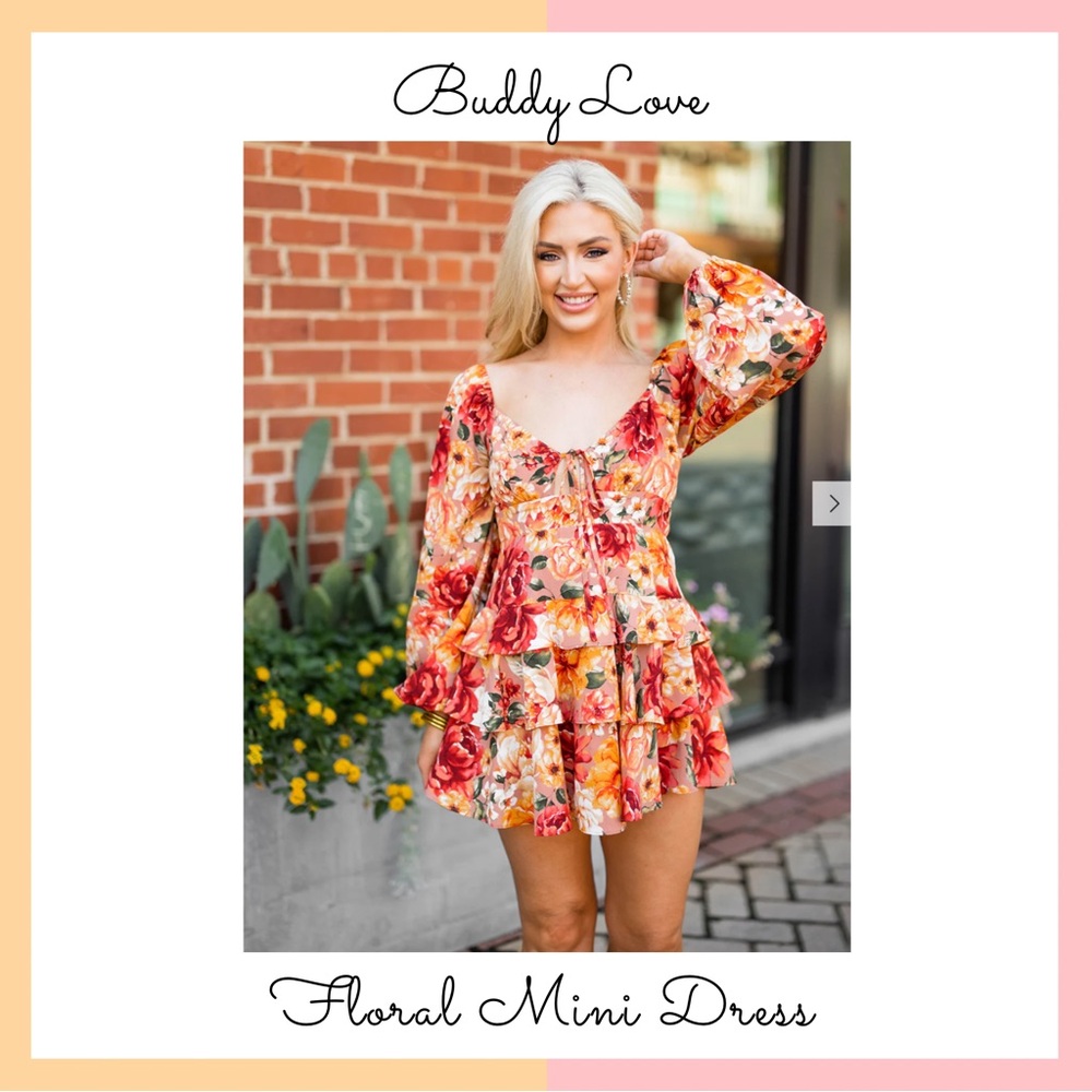 Buddy Love Floral Mini Dress